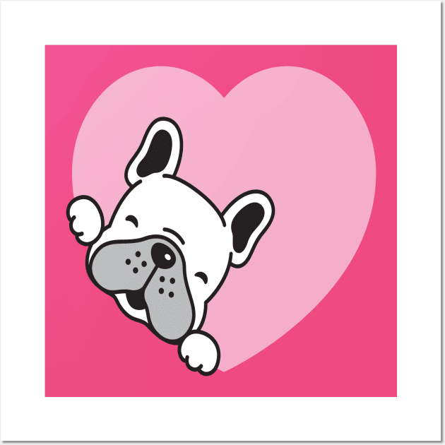 Cute little puppy wants to play with you Wall Art by Eskitus Fashion